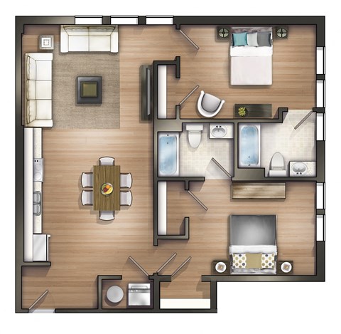 721 Broad Street, Suite 305 Studio-2 Beds Apartment for Rent - Photo Gallery 24